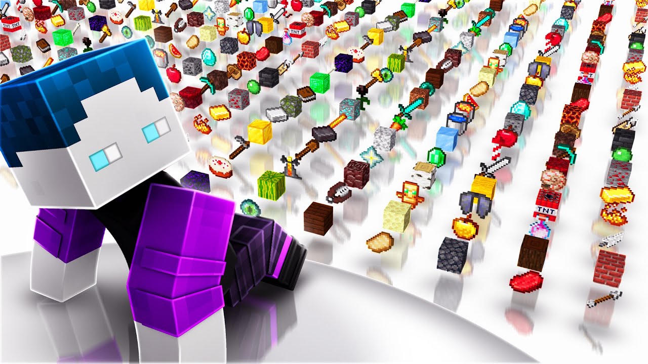 ALLE 1171 MINECRAFT ITEMS SAMMELN (ZU VIELE ITEMS)