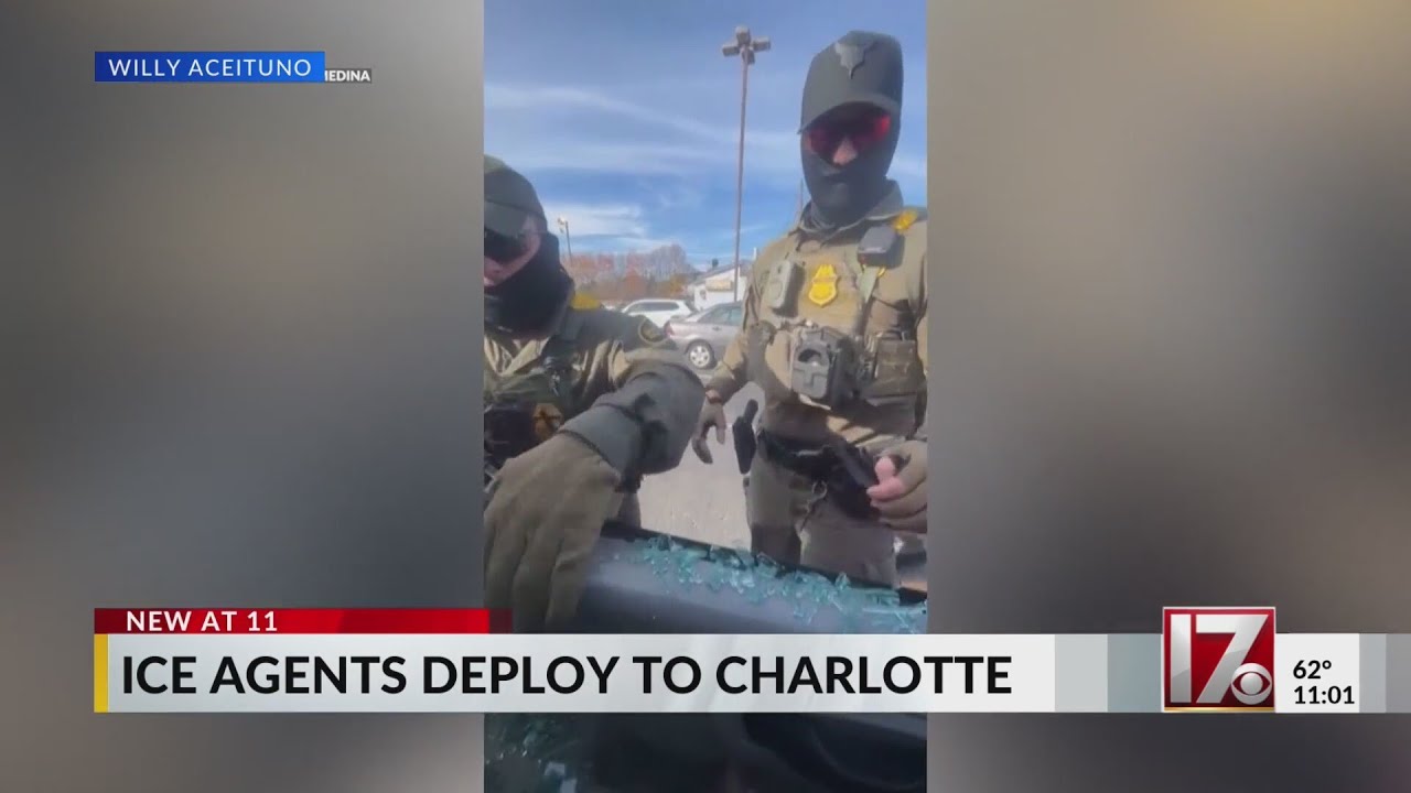 ICE incidents in Charlotte caught on video