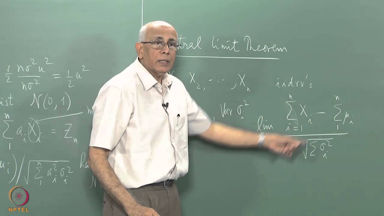 Mod-01 Lec-04 Central Limit Theorem