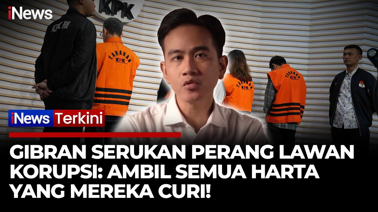 Ajak Perangi Korupsi, Wapres Gibran Dorong RUU Perampasan Aset Segera Disahkan! | iNews Terkini 14/2