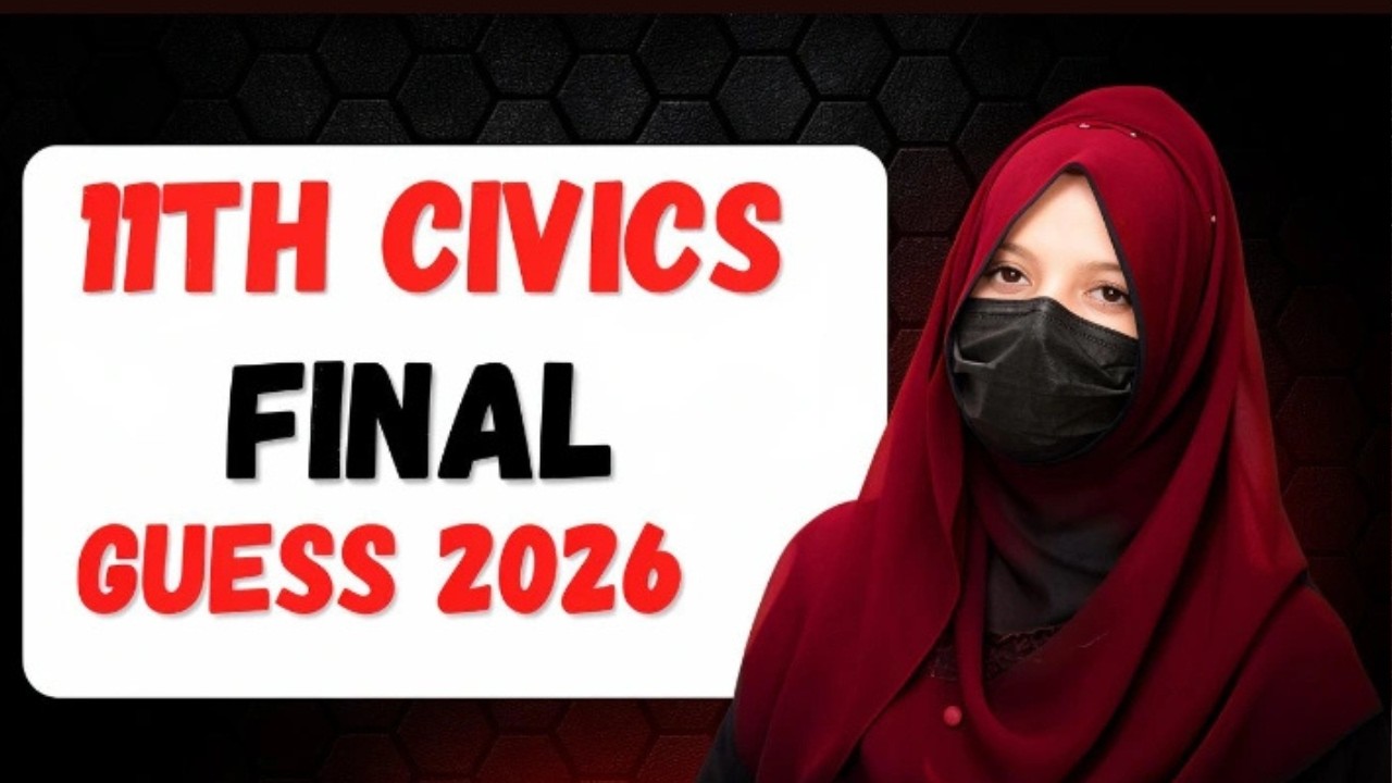 11th Civics Final Guess Paper 2026 | 1st Year Civics | Pairing Scheme #civics