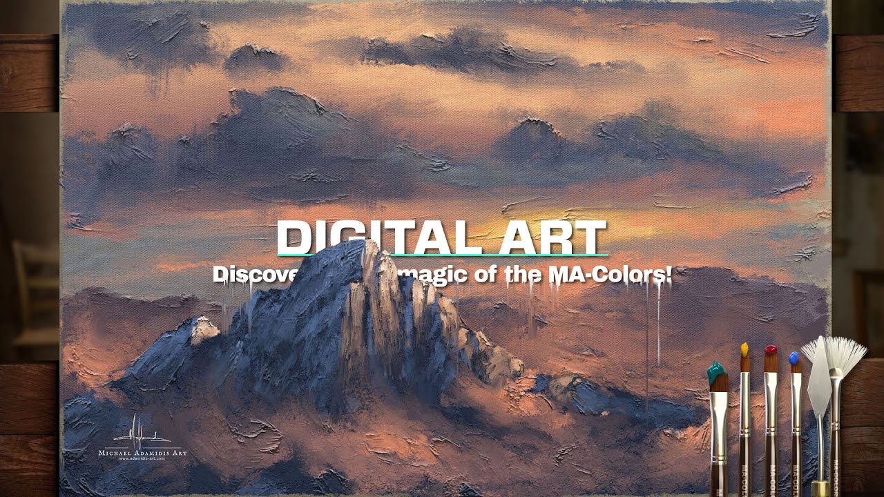 Digital Art - Create an Epic Mountainscape in Photoshop | Step-by-Step Guide / Tutorial