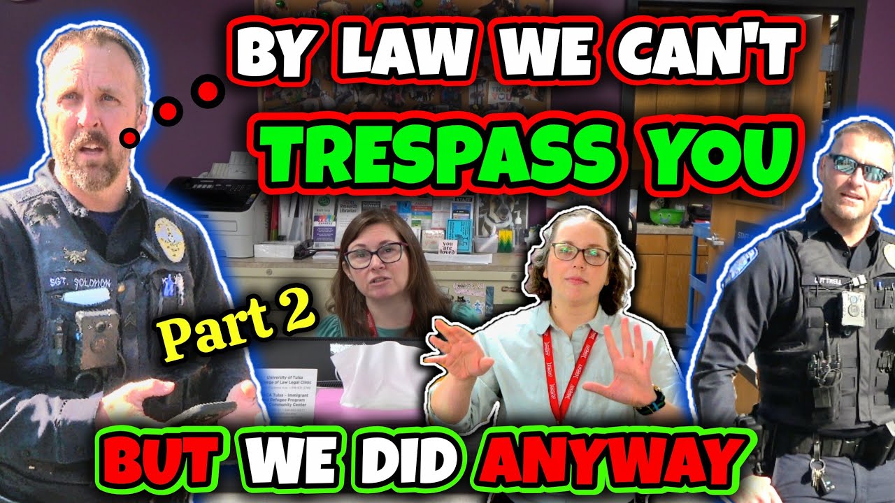 💥Sargent Reads the Law... But STILL Violates it! (Part 2)  #TulsaLibrary 