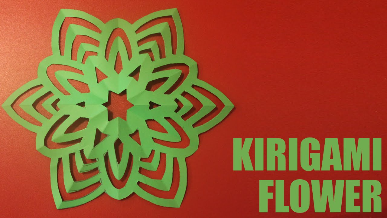 DIY Kirigami Flower