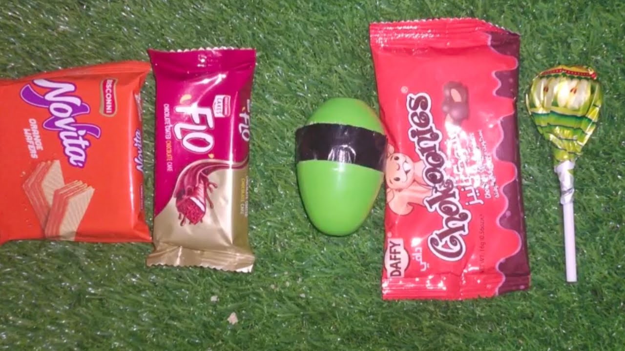 Satisfying ASMR Lollipop & Flo  Unboxing Cute Mini & Biscuits  | Cutting & Relaxing Sounds