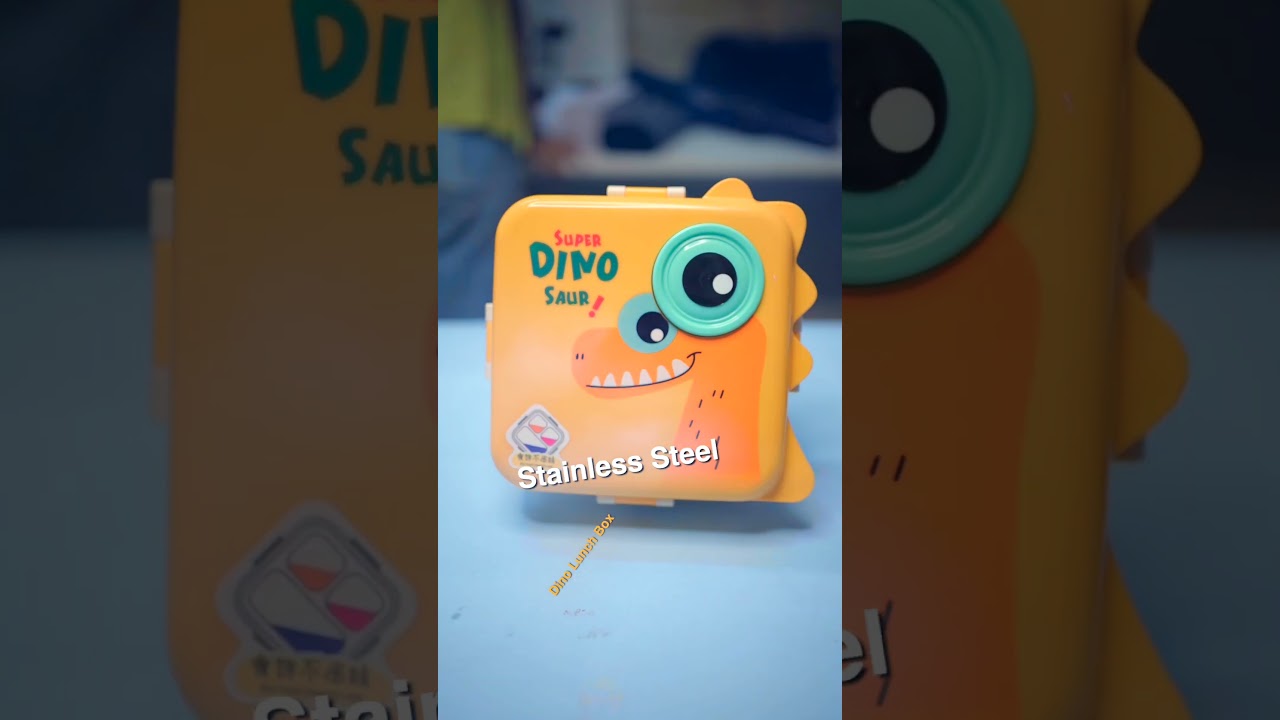 Stainless Steel Dino Lunch box | Shishu  #shishu #shishuproducts #lunchbox