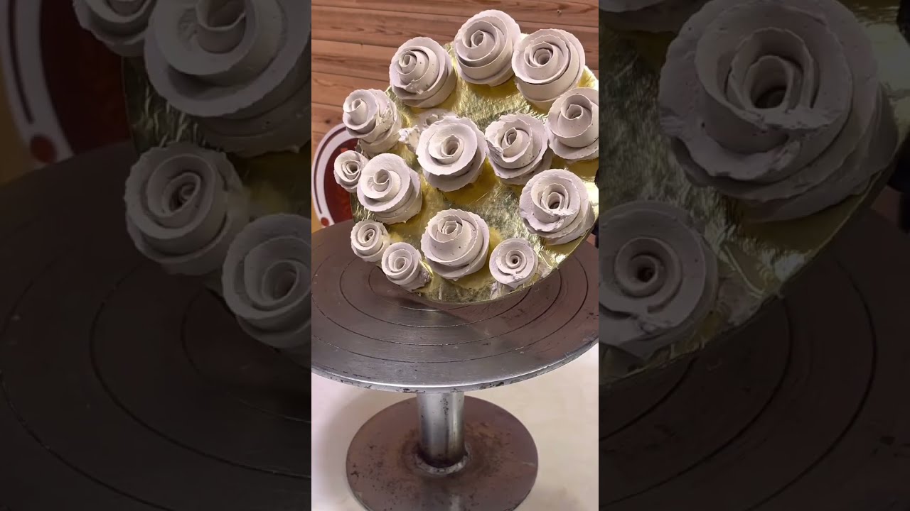 Aise Turn Table Roses Banaye ki Log Dekhte Reh Gaye | Secret Piping Technique Revealed 