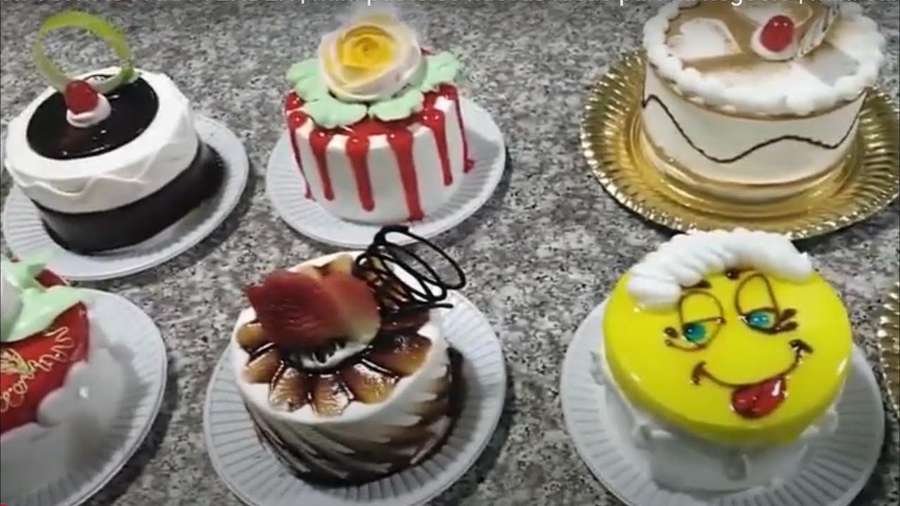 Como decorar mini tortas para vender | mini cake decorating ideas