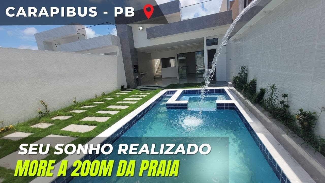 Linda casa a 200 metros da Praia de Carapibus - #PARAÍBA