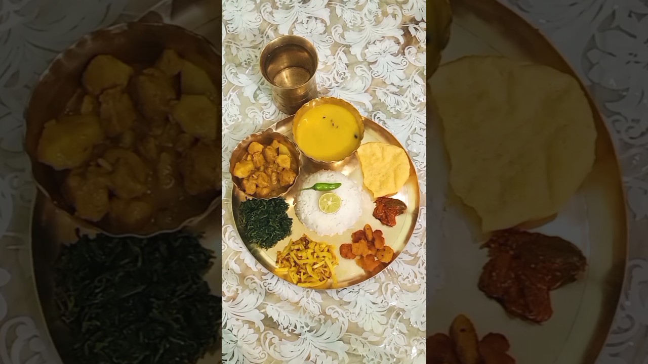 দুপুরের খাবার=Healthy Bengali Lunch Recipes #shorts