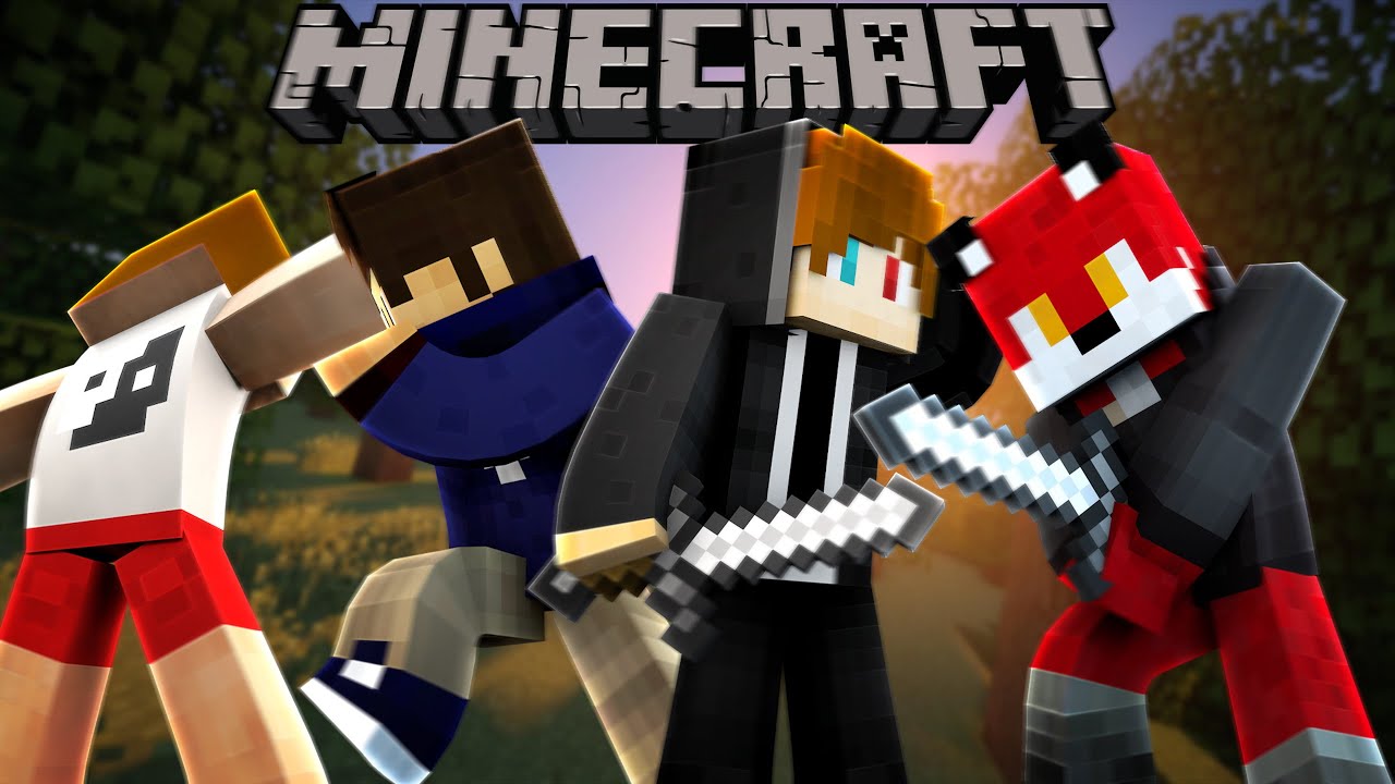 BugraaK & Gereksiz vs AzizGaming & Berkay ( Minecraft Efsane Kapışma )