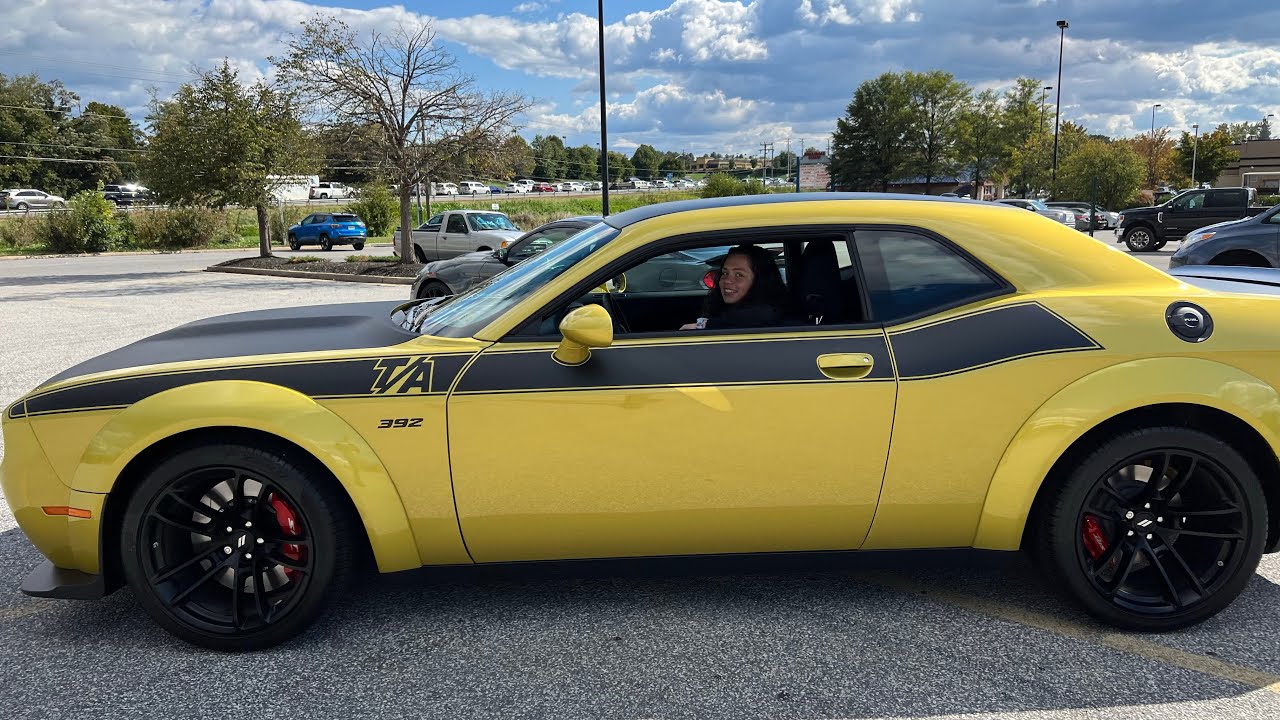 Dodge Challenger Gold Rush Edition Wide Body Scat Pack T/A 392  Manual Trans 1 year production only!