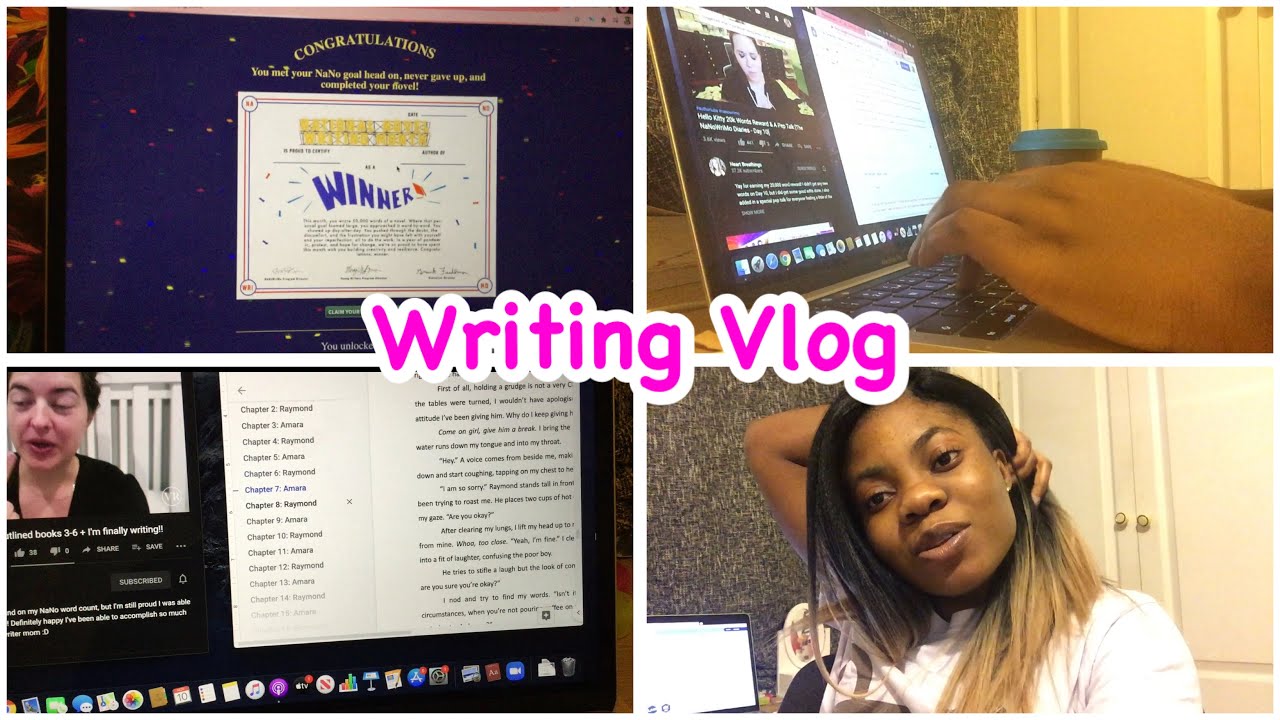 I Wrote 50,000 Words In 1 Month For NaNoWrimo 2020 | Writing Vlog