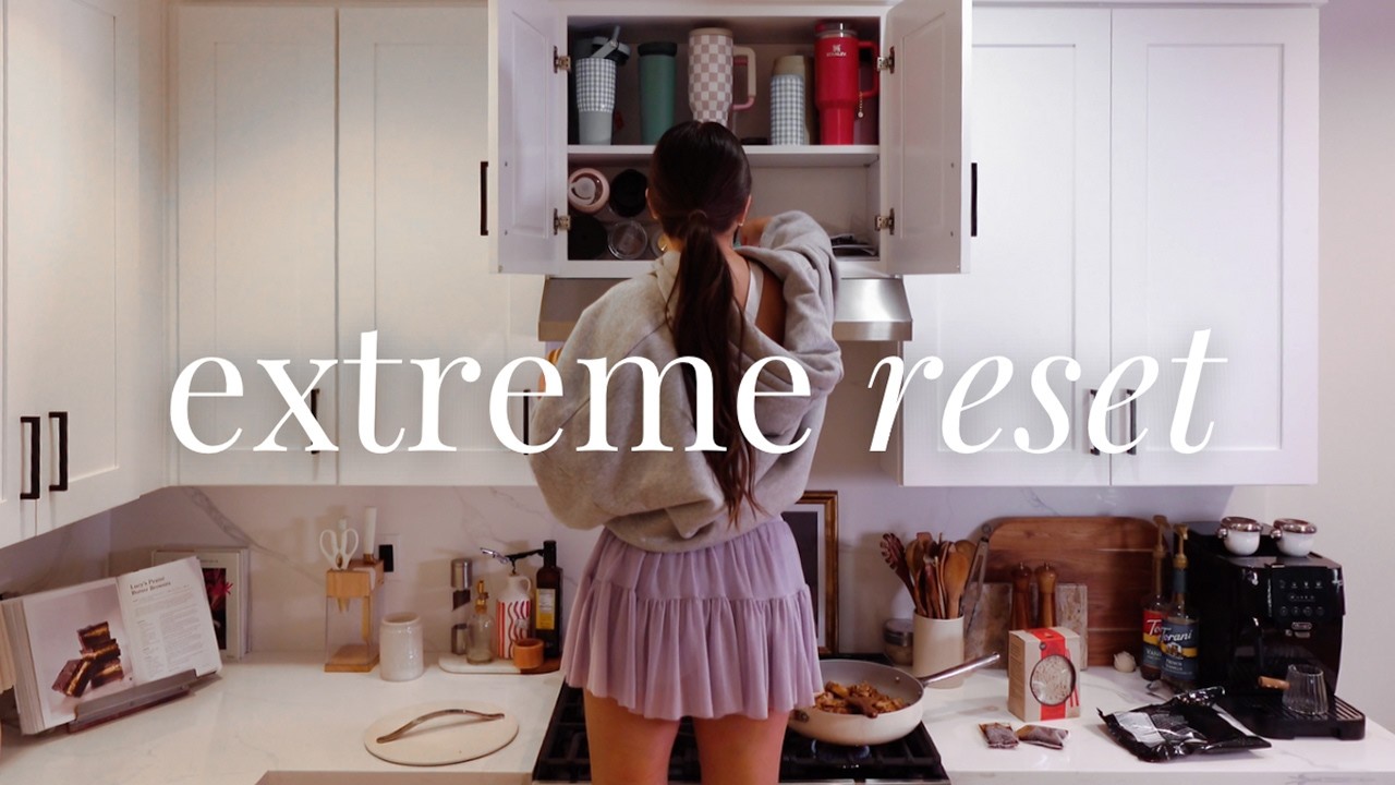 hello June | extreme summer reset, declutter, reorganization