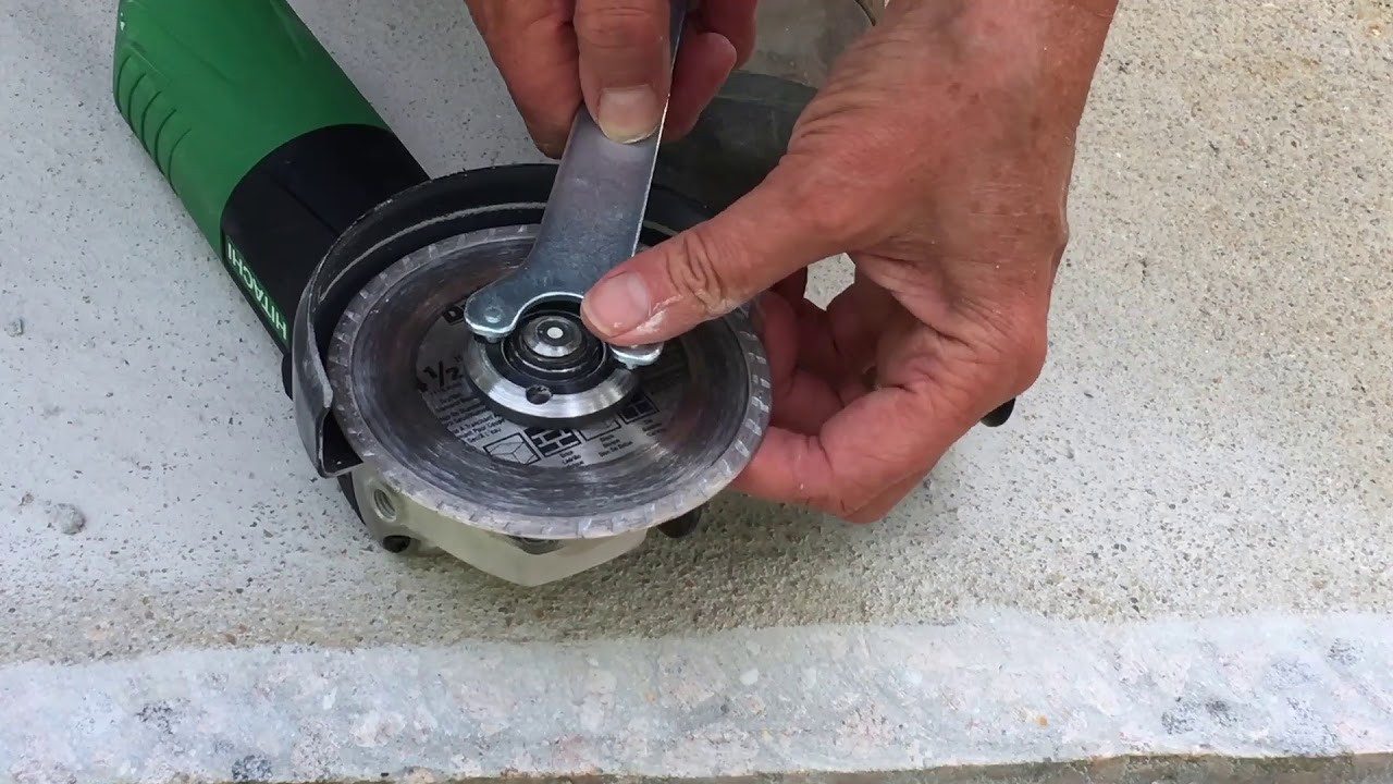 Grinding concrete trip hazard repair