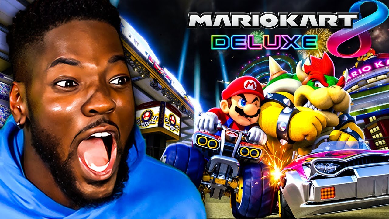 THE MOST OUT OF CONTROL RACES EVER! (Mario Kart 8)