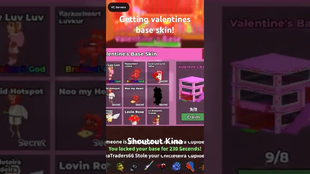 Ty @Kina_Traders6 I&rsquo;ll pay you back #roblox #gaming #stealabrainrot #trusted #indexing #valentines