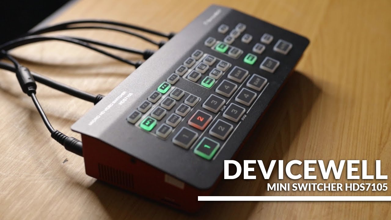 Instalação e Configuração Mini Switcher HDS7105 | DeviceWell