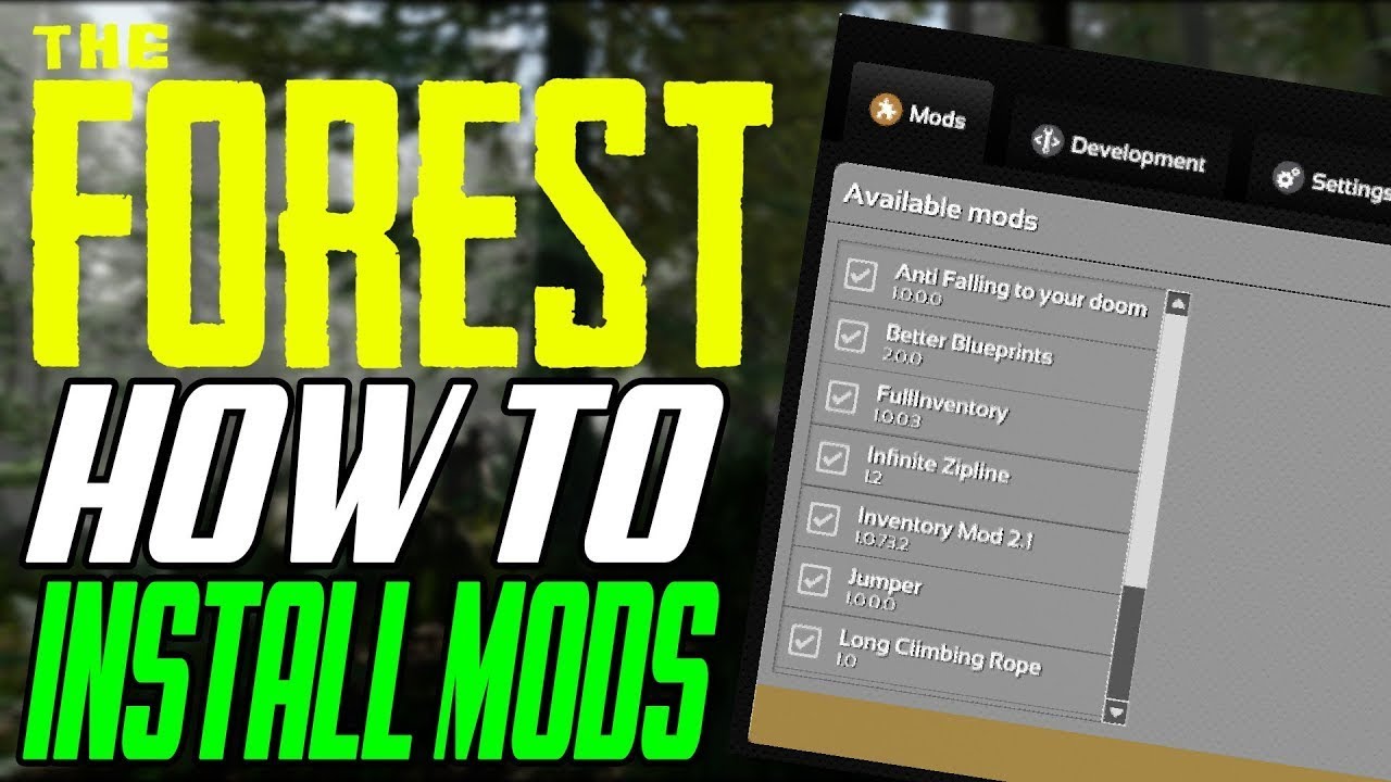 The Forest Ultimate Cheat Menu ModAPI Tutorıal