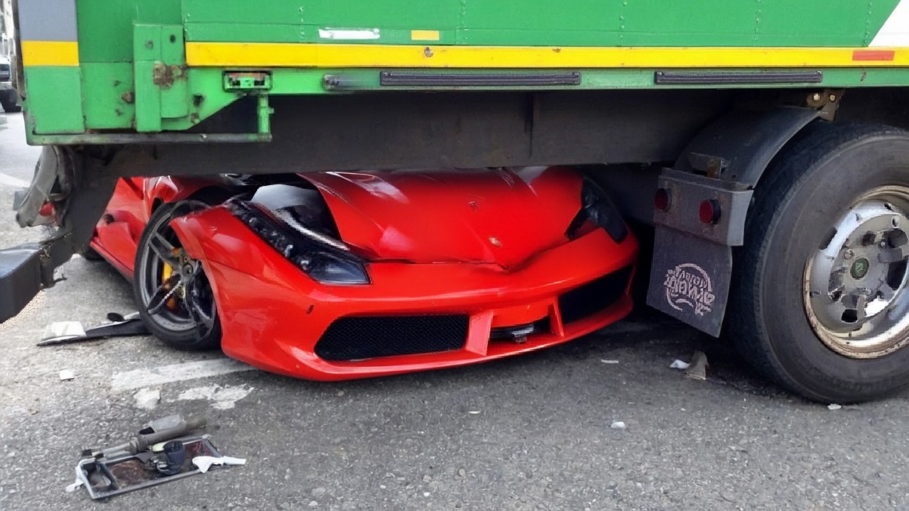 FRACASSOS CAROS DE SUPERCARROS FLAGRADOS PELAS CÂMERAS