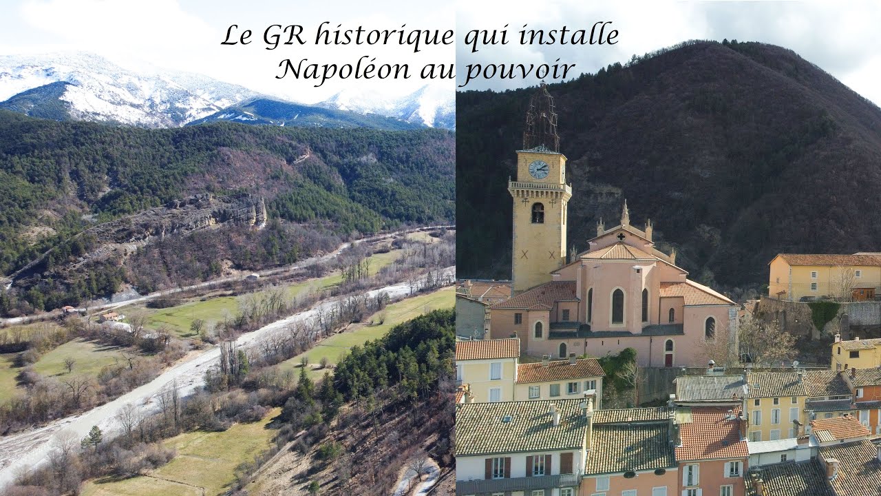 GR4/406: La ROUTE NAPOLEON connue, l'Empereur à travers les ALPES en Mars 1815: Mars 2024, Étapes 4K