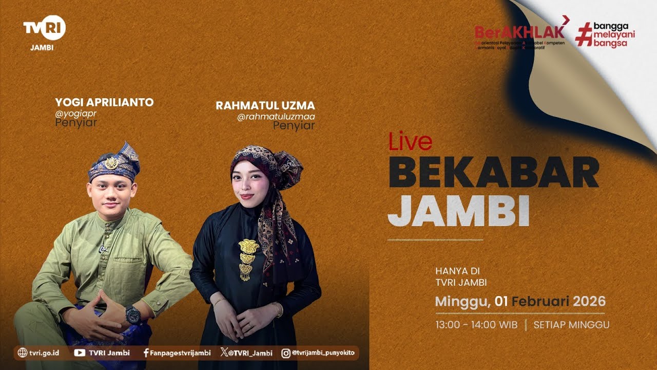 BEKABAR JAMBI | Edisi 1 Februari 2026#bahasajambi#TVRIJambi#MediaPemersatuBangsa