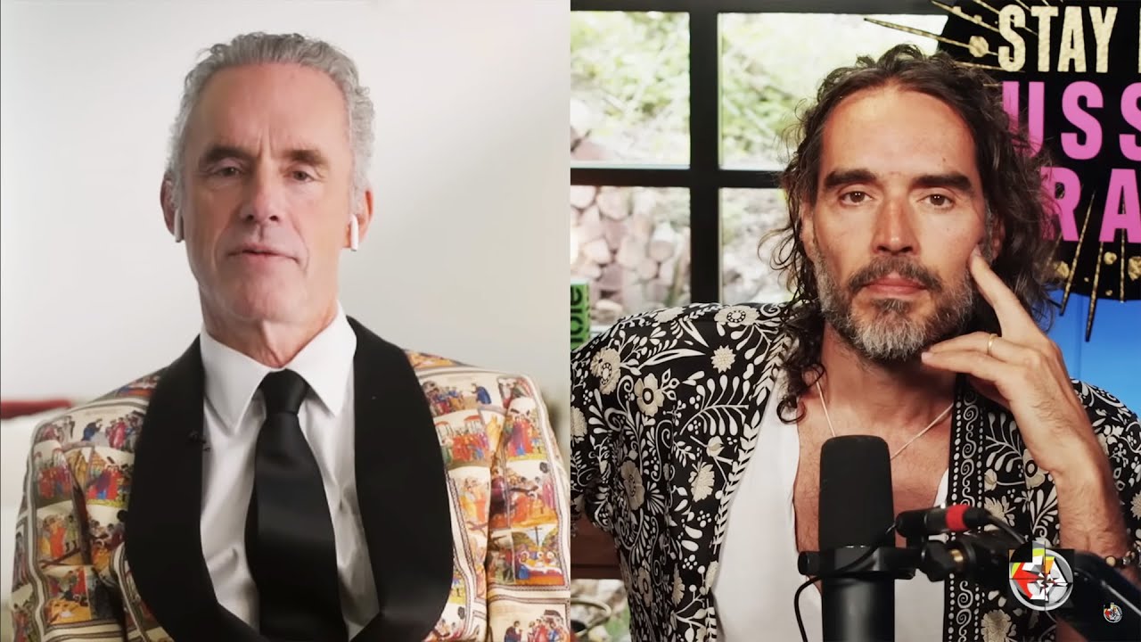 Russell Brand so unhinged, even Jordan Peterson thinks he's nuts!