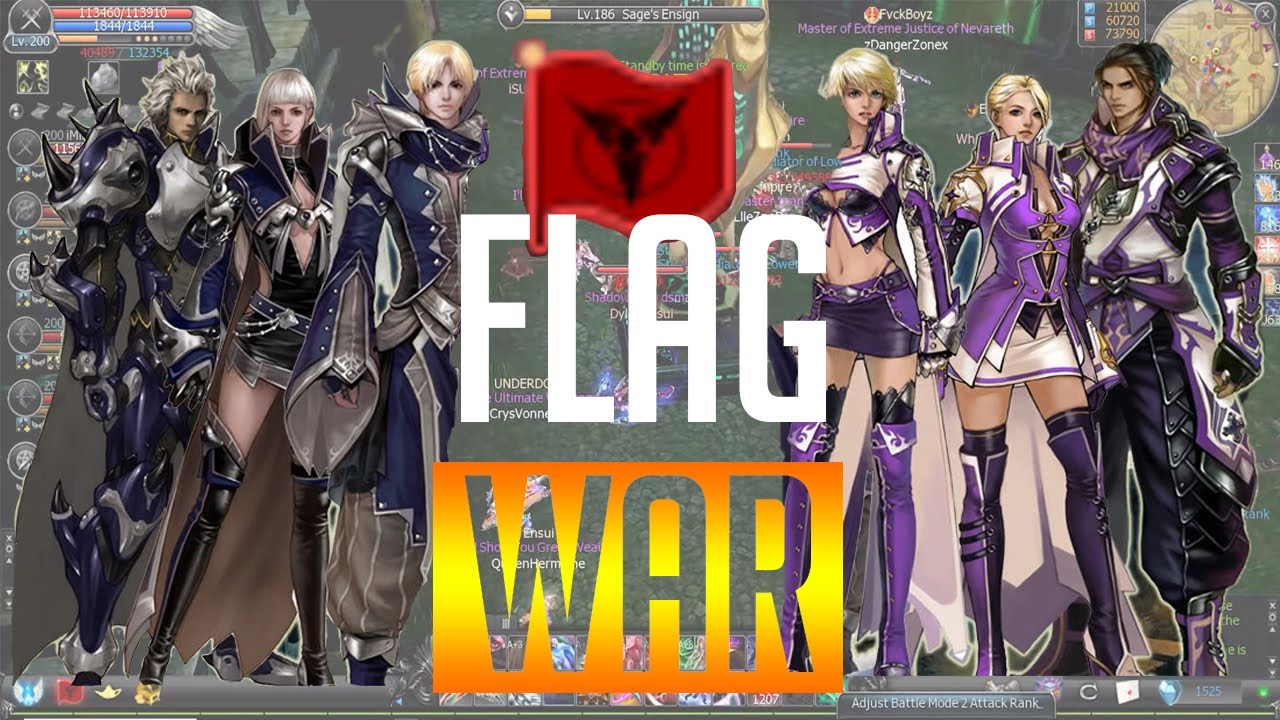 CABAL ONLINE (PH) FLAG WAR (Capella lose, Procyon will wash the flag)