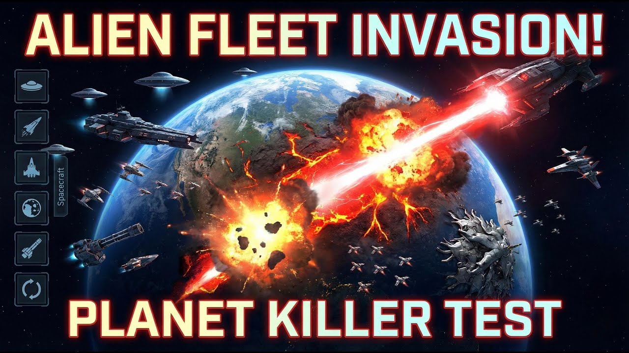 ALIEN INVASION! 👽🛸 Sending the Whole Space Fleet to Earth