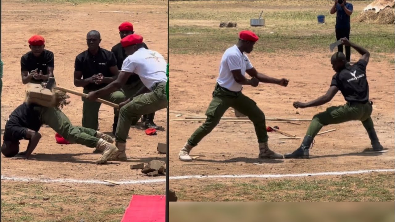 NOMA! MTIZI WA ASKARI WA WANYAMAPORI WA PASIANSI,MATOFALI YAKIVUNJWA NA NYUNDO MGONGONI KWAO