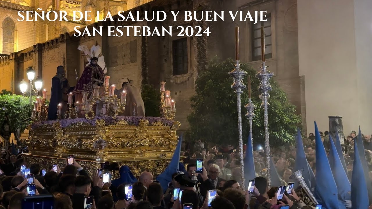 Misterio de San Esteban en calle Alemanes 2024 - AM Virgen de los Reyes - [4K] Semana Santa Sevilla