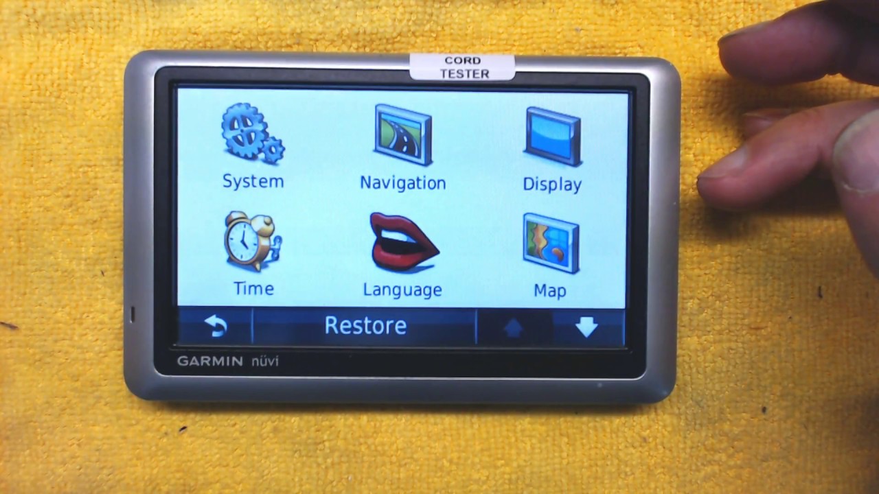 Tutorial and Operation Instructions for Garmin Nuvi 1300 1350 1450 1490 GPS