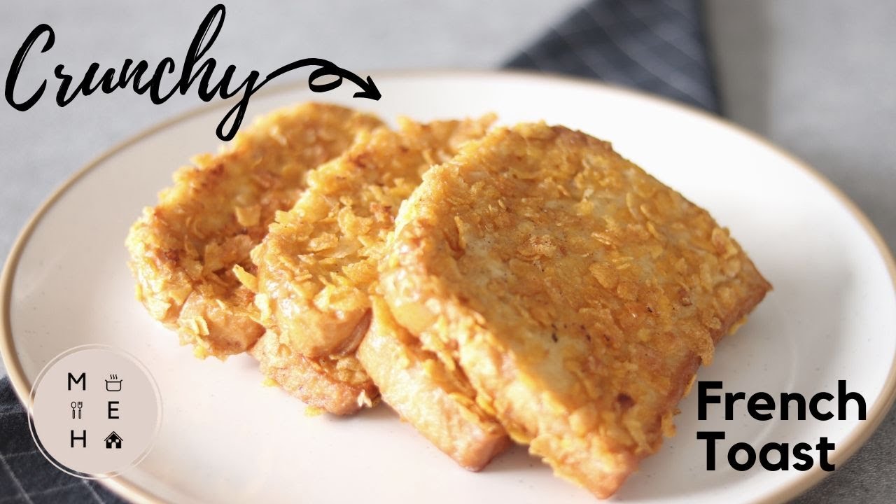 How to Make Cereal French Toast | No Talking Cooking Video | Make Eat Home