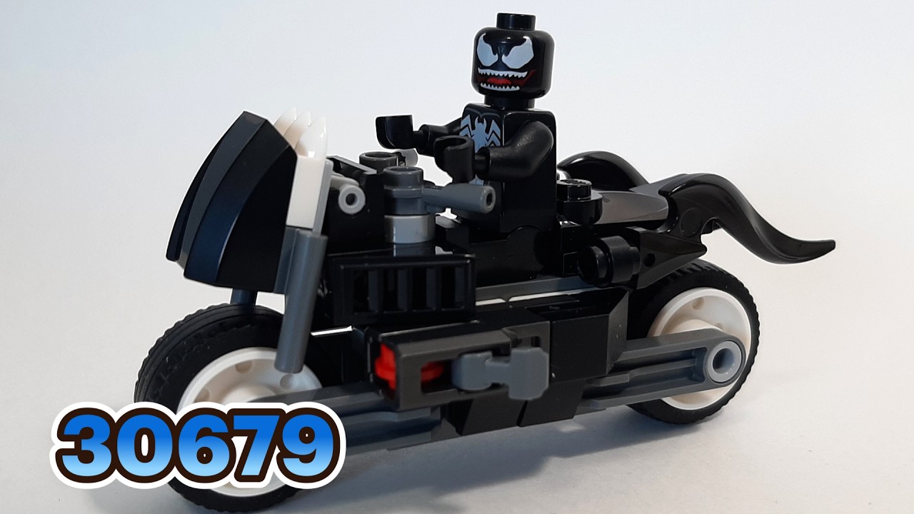 LEGO Marvel Venom Street Bike Speed Build