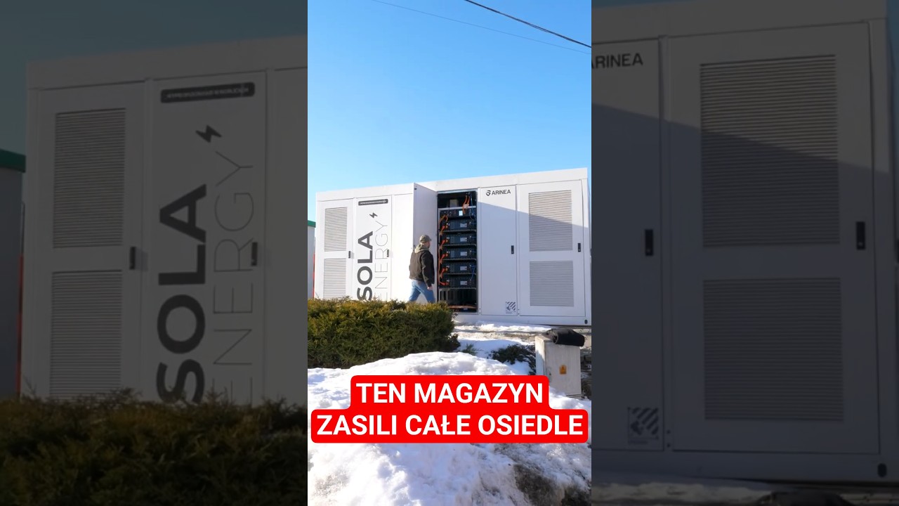 Gigantyczna bateria - Magazyn Sola Titan 