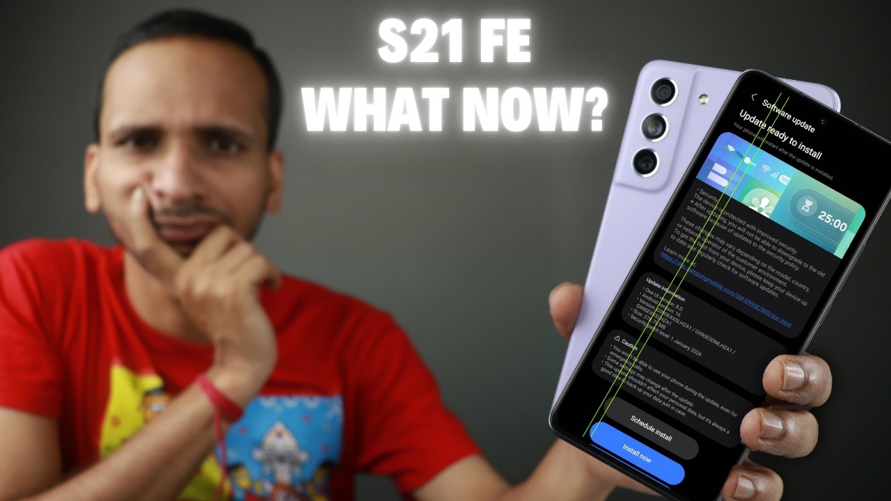 Samsung Galaxy S21 FE: One UI 8.5, Green Line & Network Issues