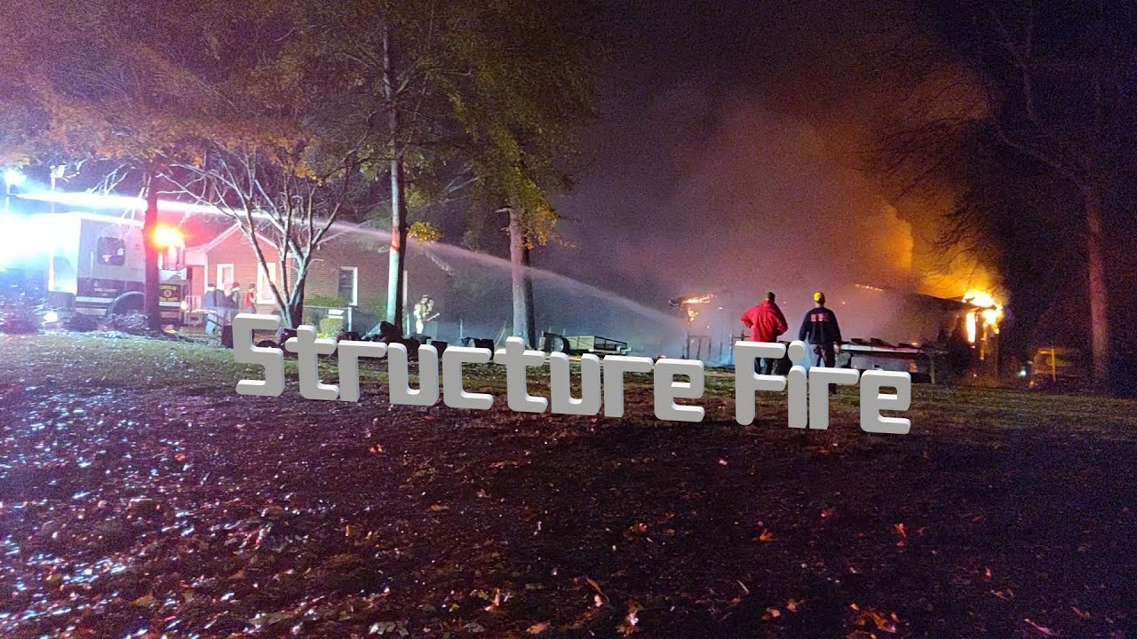 WORKING STRUCTURE FIRE | Lesslie Fire | Oakdale Fire | EMS 80