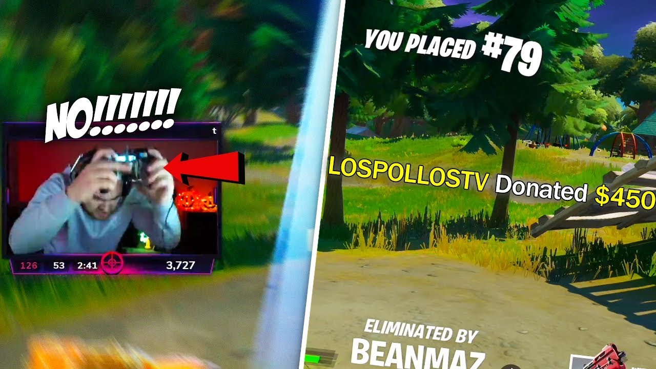 Как LosPollosTV лишились 450 долларов на игру в Fortnite! (ЯРОСТЬ)