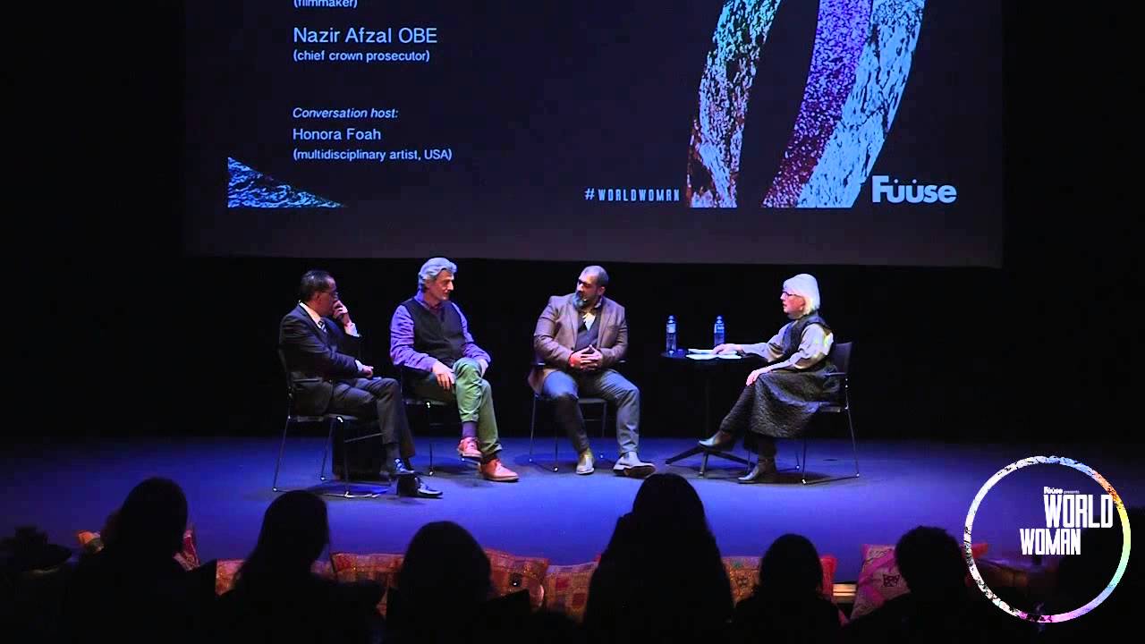 FUUSE WORLD WOMAN: David Anderson, Alyas Karmani, Nazir Afzal and Honora Foah