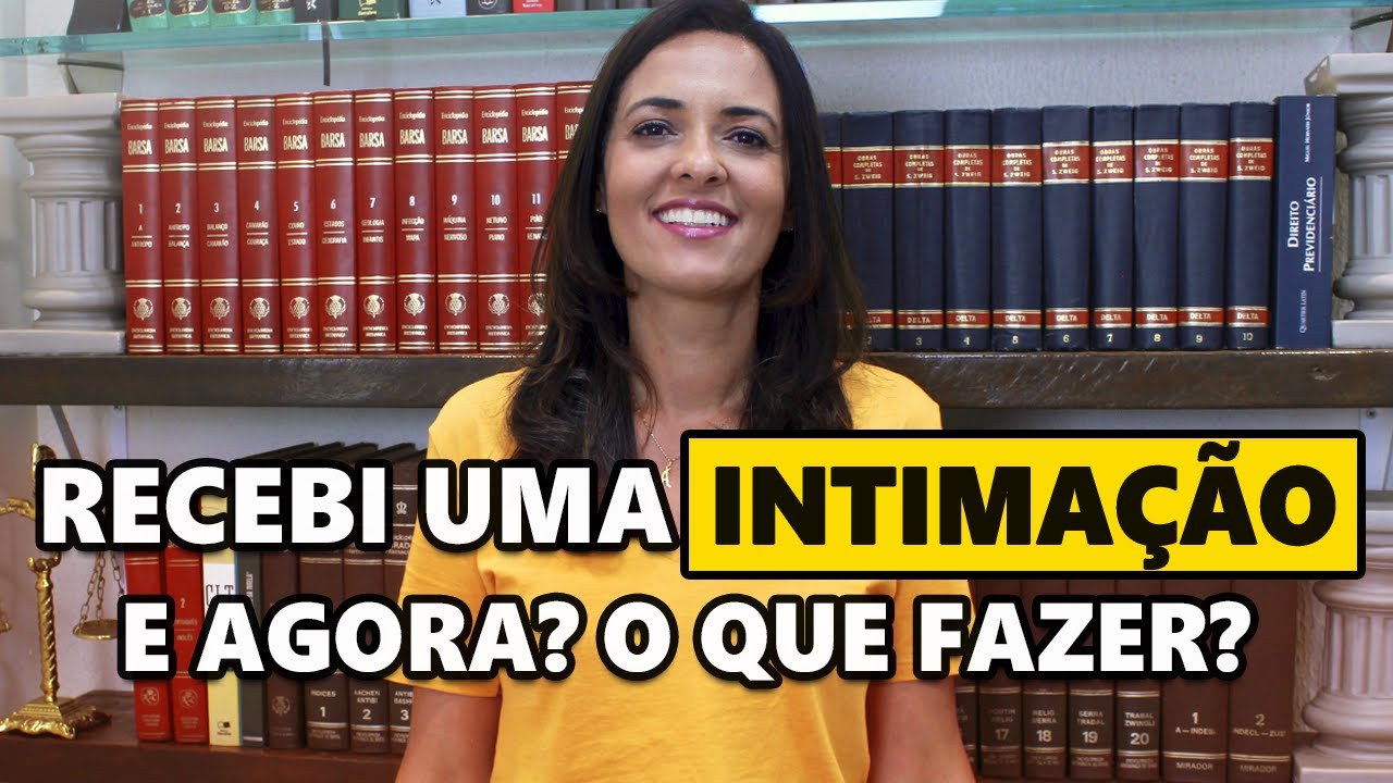 RECEBI UMA INTIMAÇÃO DO JUIZ! O QUE DEVO FAZER?