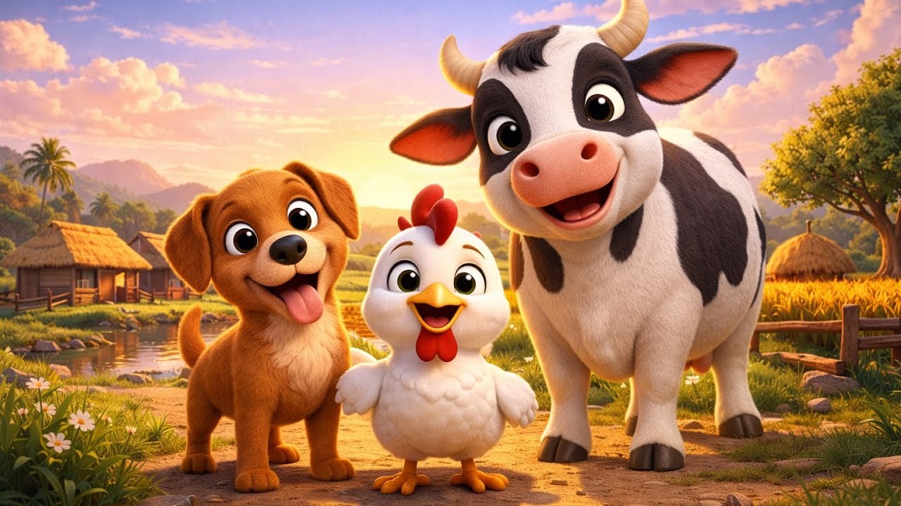 ஒவ்வொருவருக்கும் ஒரு பலம் உண்டு. Tamil story for kids. #tamil #story #kids #cartoon #strength #cow