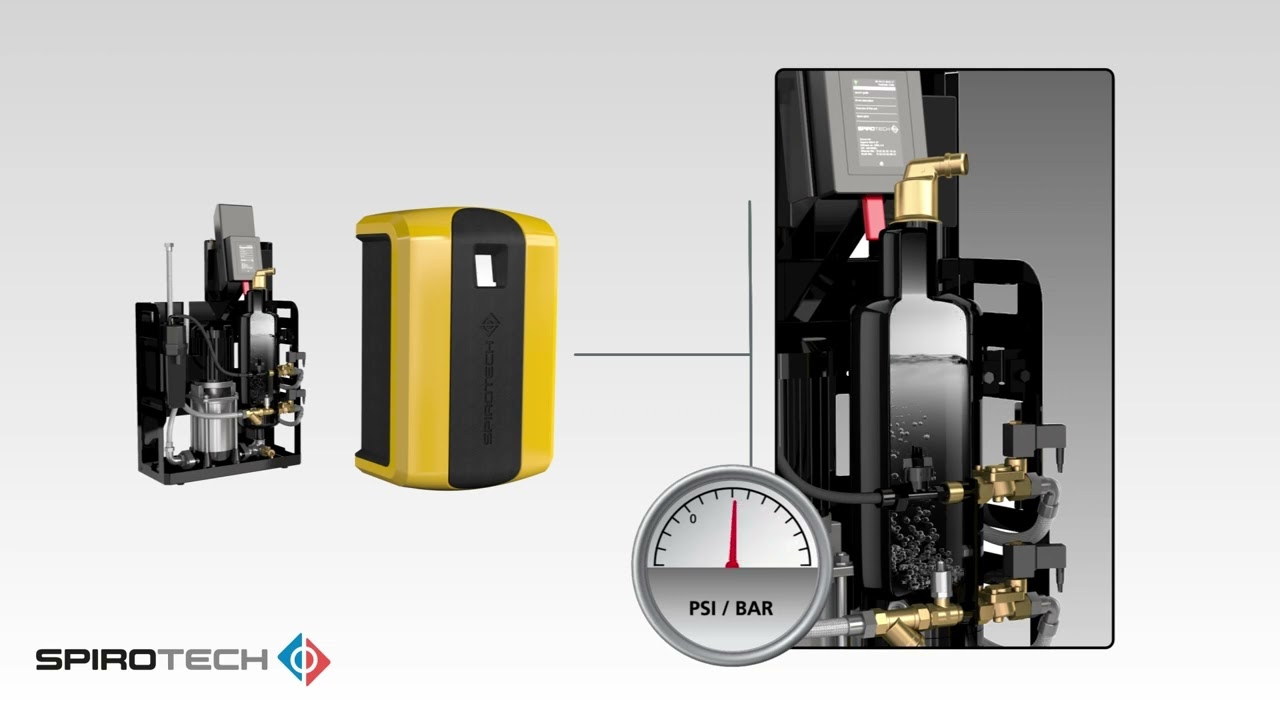 The Spirovent Superior S600 vacuum degasser improves hydronic heat transfer and pumping performance