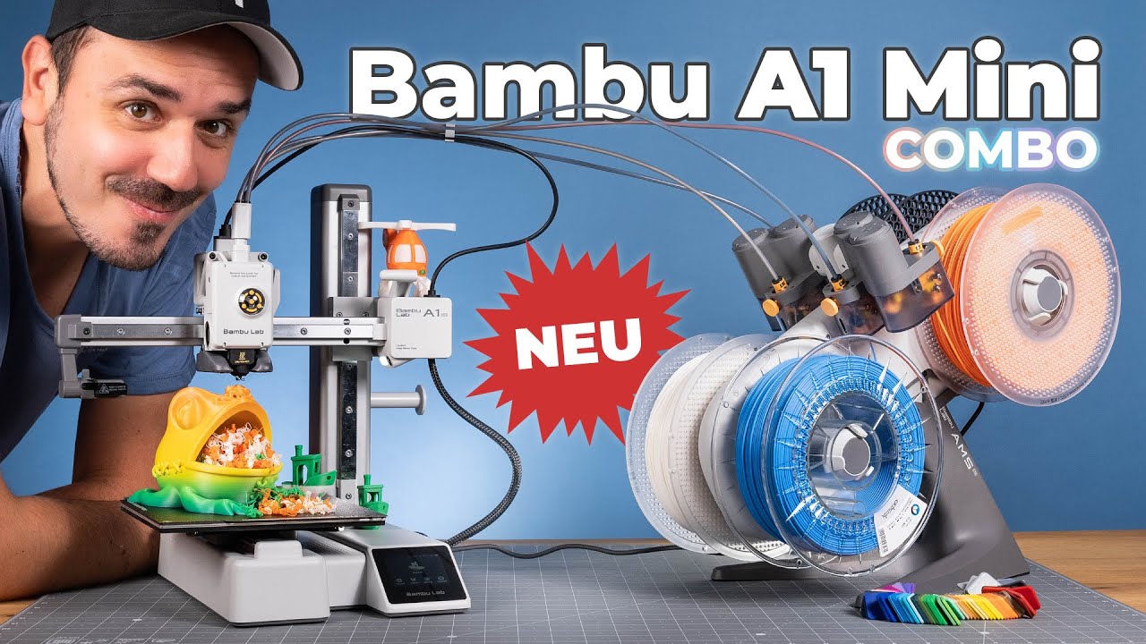 Bambu Lab A1 Mini Combo | DER Anf&auml;nger 3D Drucker 2024? (XXL Test)