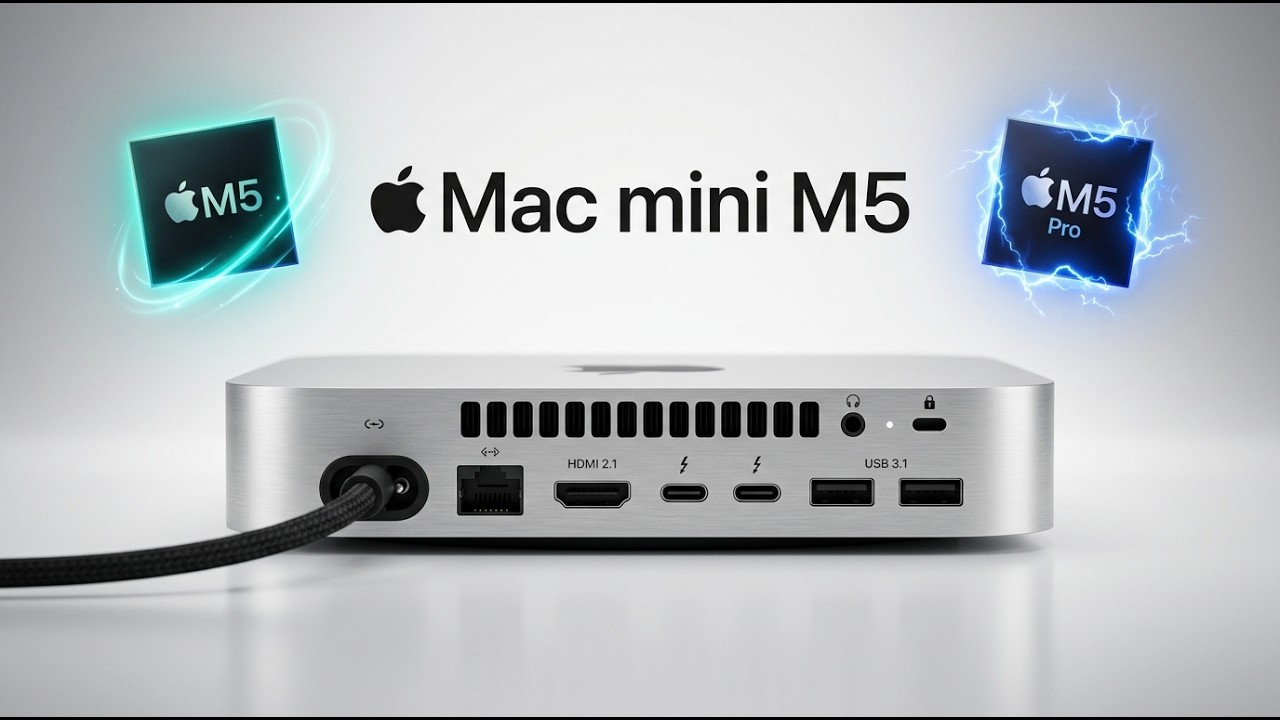 Apple Mac Mini M5: Убийца Mac Studio за 599 долларов уже здесь! 🤯