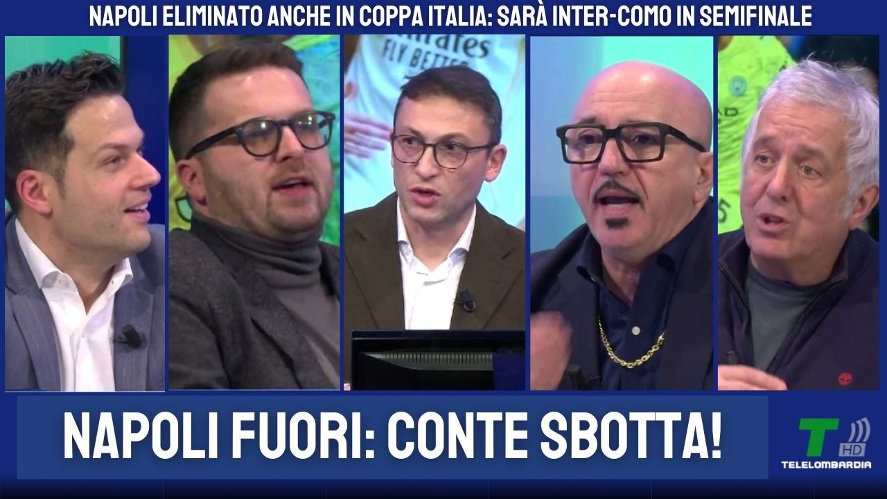NAPOLI ELIMINATO ANCHE IN COPPA ITALIA: SARÀ INTER-COMO IN SEMIFINALE