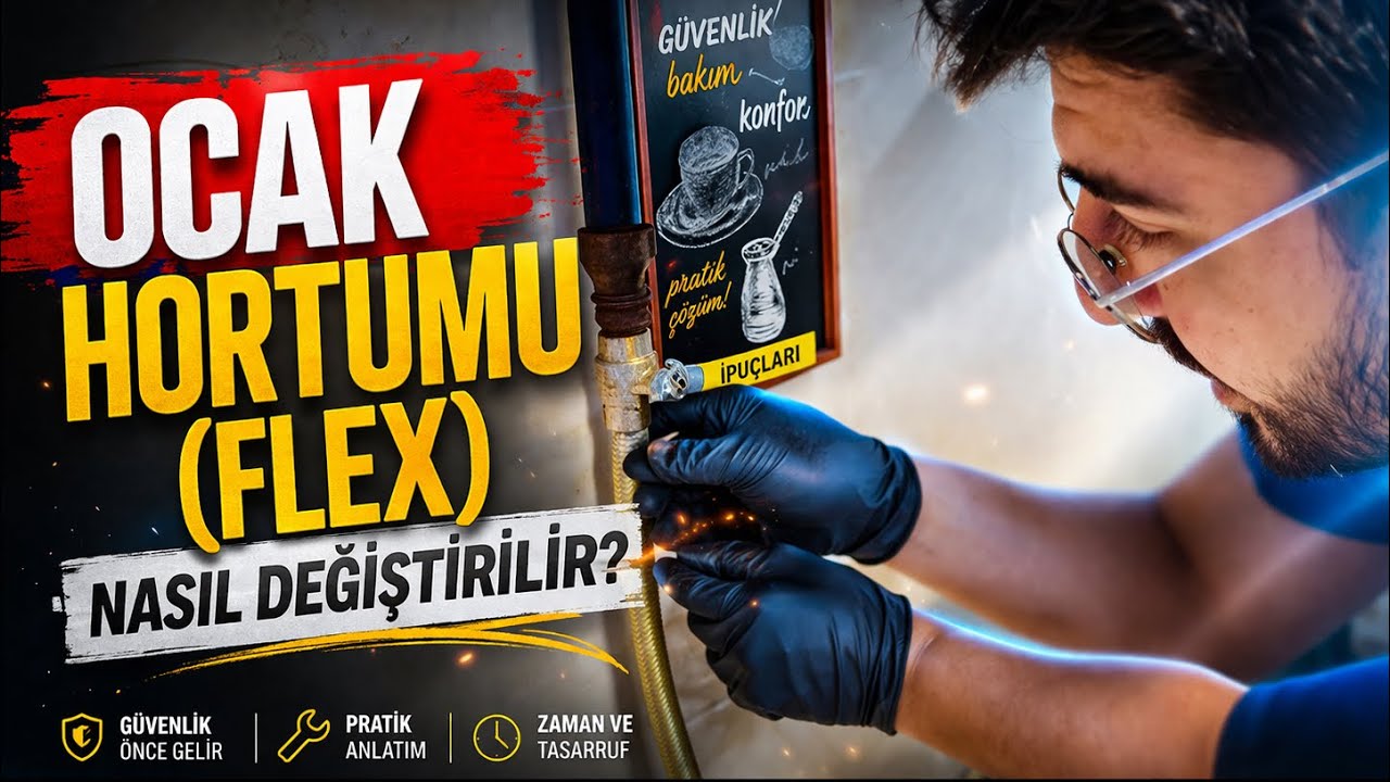 DOĞALGAZ OCAK FLEXİ NASIL BAĞLANIR ? TÜM DETAYLAR !