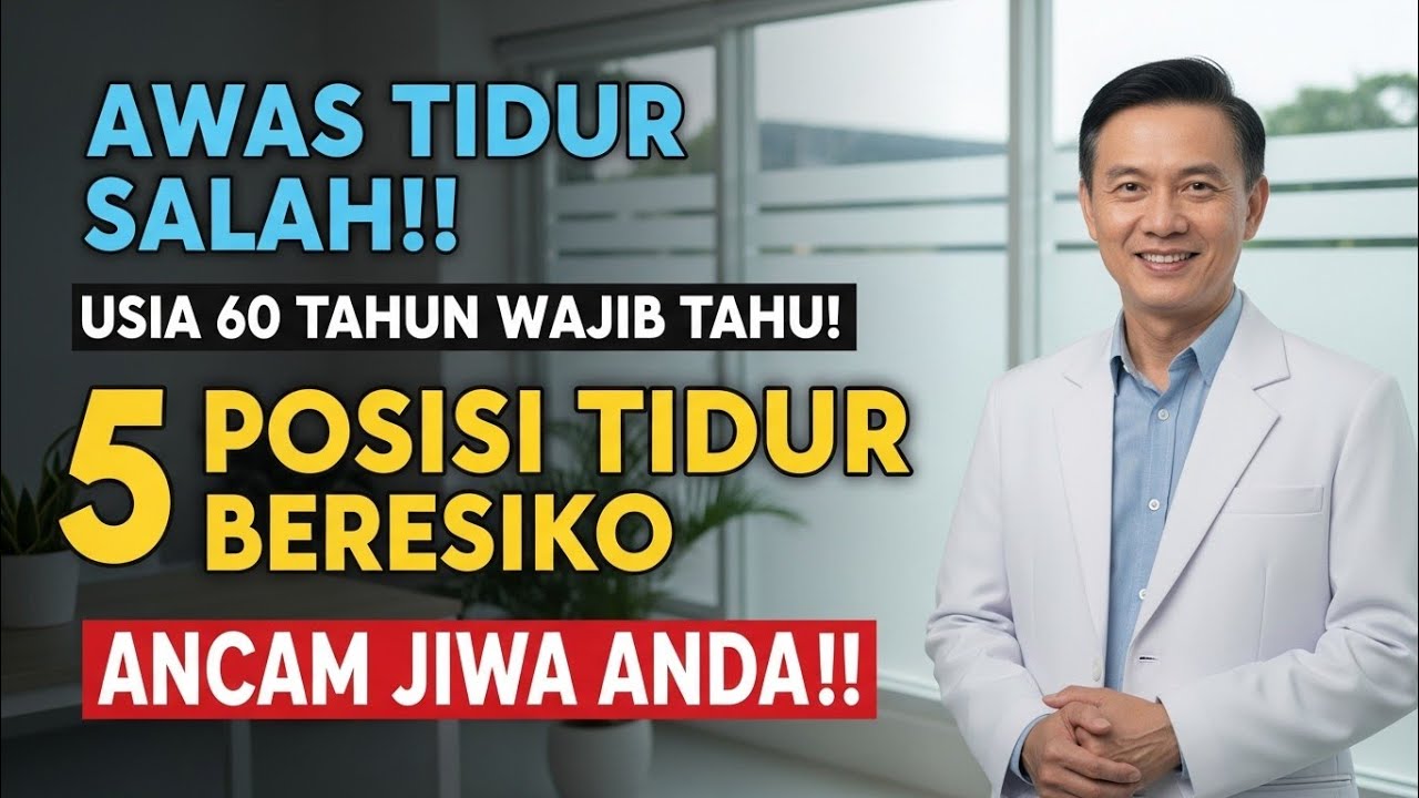 AWAS POSISI TIDUR ANDA SALAH‼️Ini Bisa Mengancam Jiwa Anda! Usia Lansia Wajib Tahu