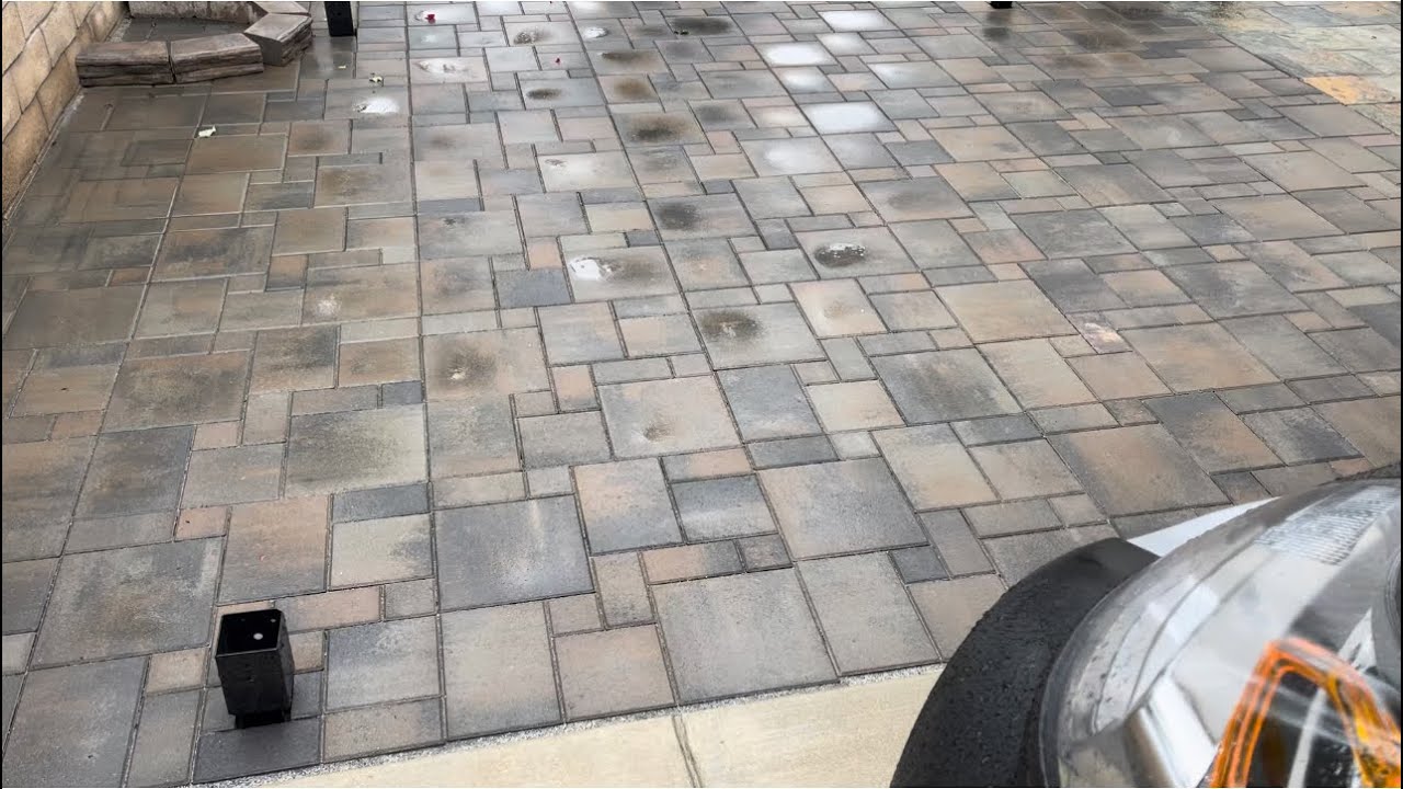 DIY how to install paver brick driveway 铺设砖车道