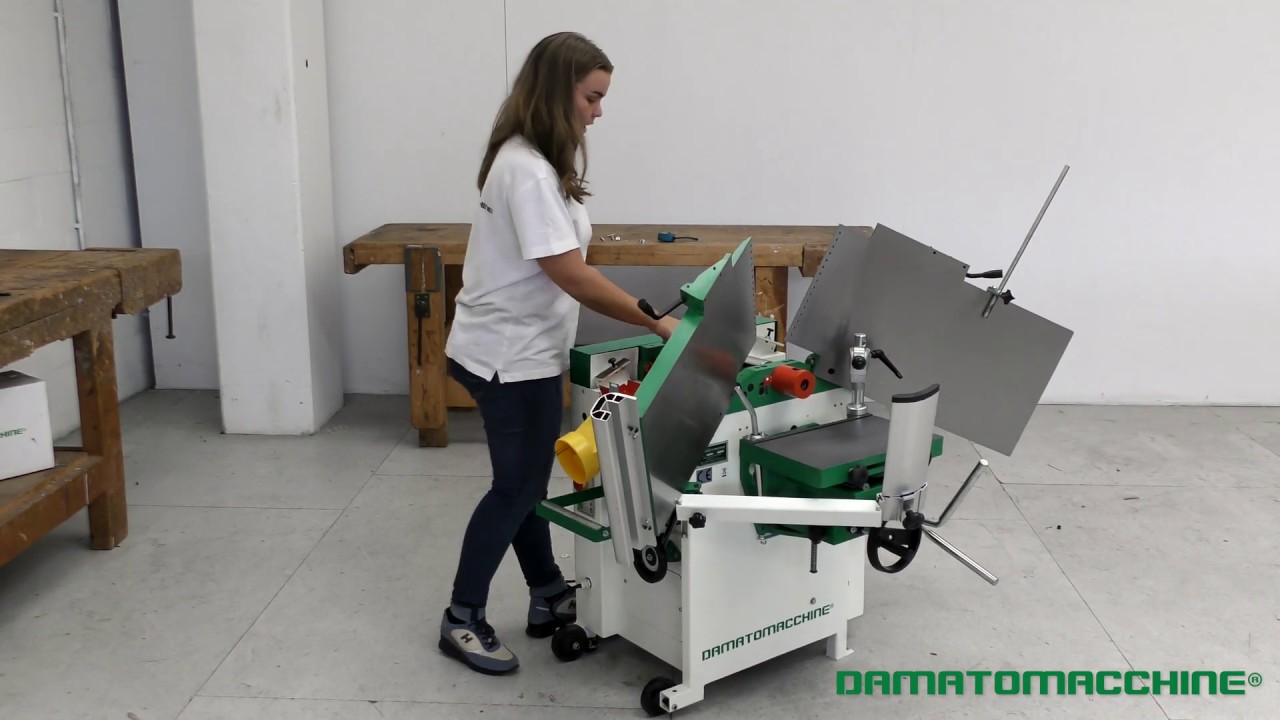 Pialla a filo e spessore con cavatrice integrata FSC 310 di Damatomacchine