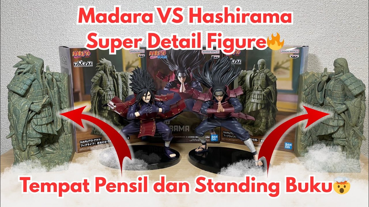 FIGURE INI BERGUNA BANGET‼️UNBOXING MADARA VS HASHIRAMA FINAL VALLEY FIGLIFE & HASHIRAMA EDO TENSEI